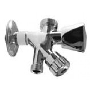 GRIFO LAVADORA CON VÁLVULA DE ESCUADRA M/M/M MEVAL