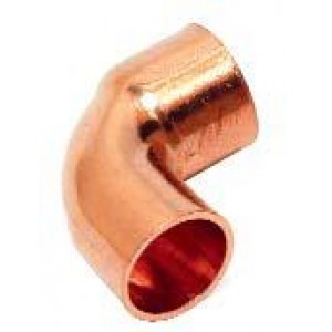 Codo cobre m / h   10x90º 