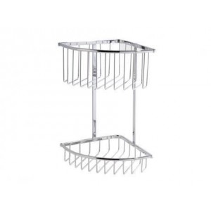 Jabonera esquina doble lowcost  19,5x34x19,5   AC-192  PYP