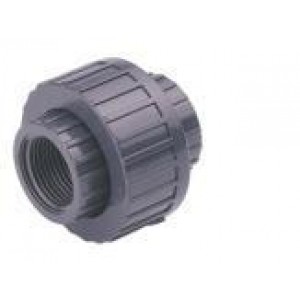 Enlace 3 piezas mixto pvc presión hembra pegar / hembra roscar  D-110mm X 4"