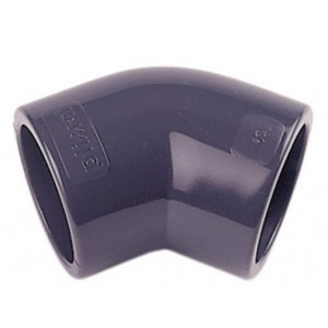 Codo pvc presión encolar 45º D:315mm