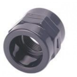Manguito mixto pvc presión hembra pegar 110mm x hembra rosca 4"