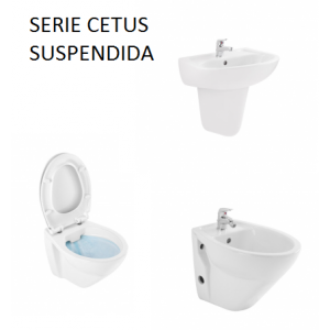 Conjunto: Inodoro - Bidé - Lavabo  suspendido Unisan