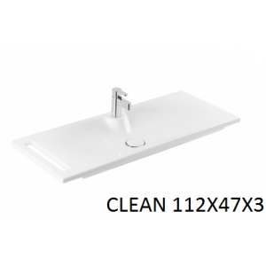 Lavabo integral Clean con toallero 112 Unisan