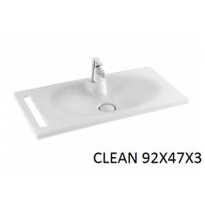 Lavabo integral con toallero Clean 92 Unisan