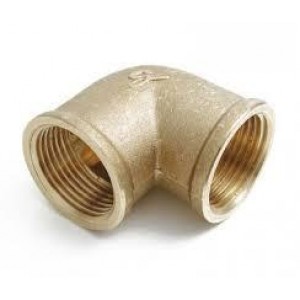Codo latón rosca 3/8" h/h 