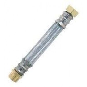 CONEXIONES FLEXIBLES ACERO INOX. TERMO H 3/4- H 3/4 x 40 MEVAL