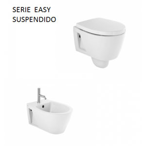 Conjunto Inodoro y Bidé Easy suspendido Unisan