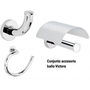 Conjunto  Victoria cromo