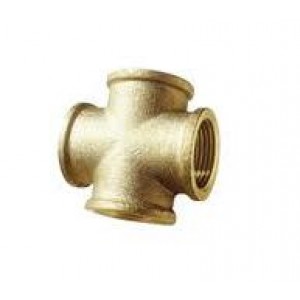 Cruz latón rosca hembra  3/8" 