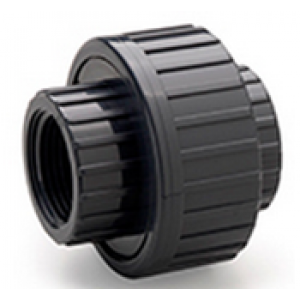 Enlace 3 piezas mixto pvc presión hembra pegar / hembra roscar D:20x1/2"mm