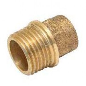 Enlace rosca macho latón soldar roscar Ø  76 - 3"