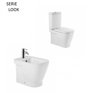 Conjunto Inodoro y Bidé Look Unisan