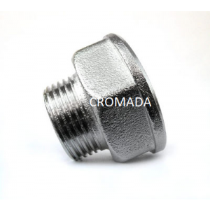 Alargadera hexagonal latón cromado