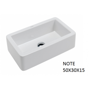 Lavabo Note sobre mueble (50x30X15) UNISAN