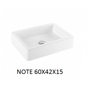 Lavabo Note sobre mueble (60x42X15) UNISAN