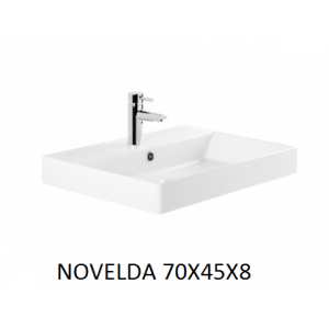 Lavabo Novelda Plus sobre mueble  (70x65x42.5) UNISAN