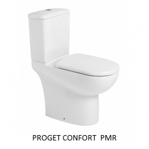  Conjunto inodoro para personas con movilidad reducida serie Proget Confort