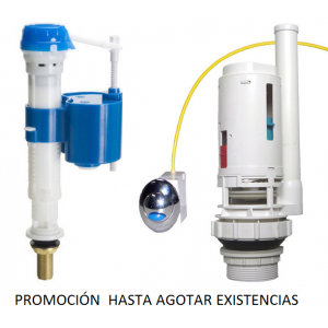 Conjunto descarga y alimentación cistena 