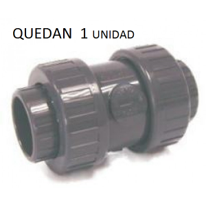 Valvula anti-retorno presión pvc encolar h-h  D: 75mm