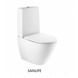 Sanlife Inodoro cto UNISAN ( tapa caida amortiguada)