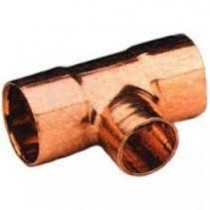 Te cobre soldar reducida Ø18-12-18