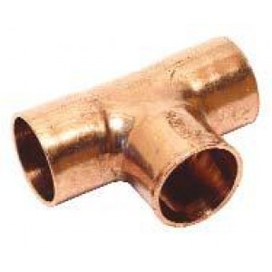 Te cobre soldar Ø 80