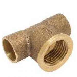 Te mixta bronce soldar roscar Ø 15 - 3/8"