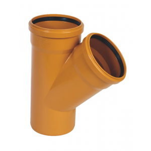 Derivación recta pvc c/ teja c/ junta  315 x 45