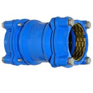 Unión PE 90mm  fundición (3")  