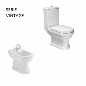 Conjunto Inodoro y Bidé Vintage Unisan