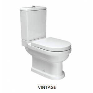 Vintage Inodoro completo   UNISAN  ( tapa caída amortiguada)