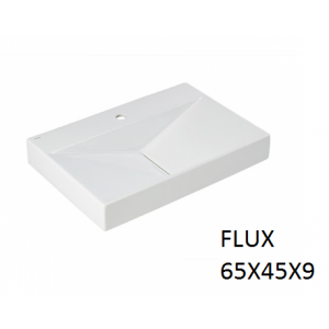 Lavabo Flux sobre mueble (65x45x9) UNISAN