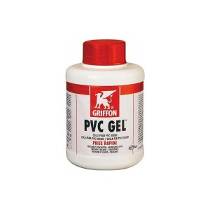 Pegamento PVC gel frasco con brocha 1000 ml.   